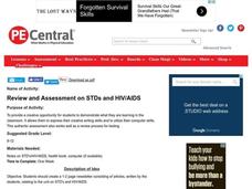 Review and Assessment on STDs and HIV/AIDS Lesson Plan Review and Assessment on STDs and HIV/AIDS Lesson Plan