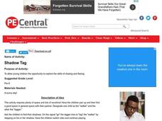 Shadow Tag Lesson Plan Shadow Tag Lesson Plan