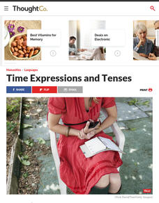 Use of Time Expressions Lesson Plan Use of Time Expressions Lesson Plan