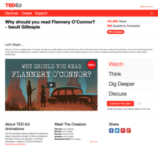 Why Should You Read Flannery O’Connor? Instructional Video Why Should You Read Flannery O’Connor? Instructional Video