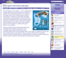 Master Genes Control Basic Body Plans Interactive Master Genes Control Basic Body Plans Interactive