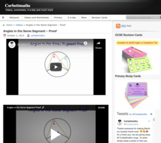 Angles in the Same Segment – Proof Instructional Video Angles in the Same Segment – Proof Instructional Video