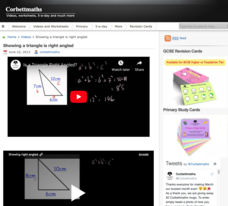 Showing a Triangle Is Right Angled Instructional Video Showing a Triangle Is Right Angled Instructional Video