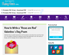 How to Write a “Roses are Red” Valentine’s Day Poem Activity How to Write a “Roses are Red” Valentine’s Day Poem Activity