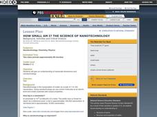 HOW SMALL AM I? THE SCIENCE OF NANOTECHNOLOGY Lesson Plan HOW SMALL AM I? THE SCIENCE OF NANOTECHNOLOGY Lesson Plan