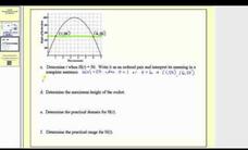 Interpreting a Graph of a Function Video Interpreting a Graph of a Function Video