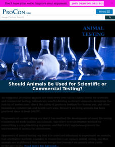 Animal Testing Handout Animal Testing Handout