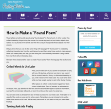 How to Create a “Found Poem” Activity How to Create a “Found Poem” Activity