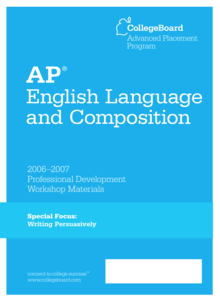 AP® English Language and Composition Special Focus: Writing Persuasively AP Test Prep AP® English Language and Composition Special Focus: Writing Persuasively AP Test Prep