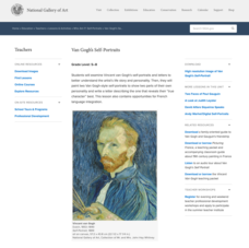 Van Gogh’s Self-Portraits Lesson Plan Van Gogh’s Self-Portraits Lesson Plan