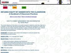 How to Combat Harassment and Discrimination Lesson Plan How to Combat Harassment and Discrimination Lesson Plan