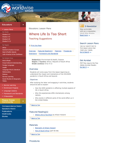 Where Life Is Too Short Lesson Plan Where Life Is Too Short Lesson Plan