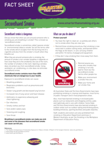 Secondhand Smoke Handouts & Reference Secondhand Smoke Handouts & Reference