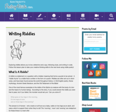 Writing Riddles Activity Writing Riddles Activity