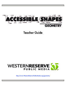 Accessible Shapes Unit Plan Accessible Shapes Unit Plan