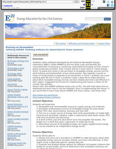 Running on Renewables Lesson Plan Running on Renewables Lesson Plan