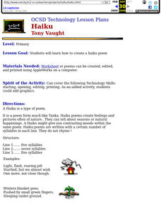 Haiku Lesson Plan Haiku Lesson Plan