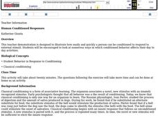 Human Conditioned Responses Lesson Plan Human Conditioned Responses Lesson Plan