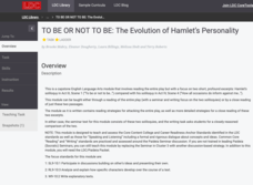 To Be or Not to Be: The Evolution of Hamlet’s Personality Lesson Plan To Be or Not to Be: The Evolution of Hamlet’s Personality Lesson Plan