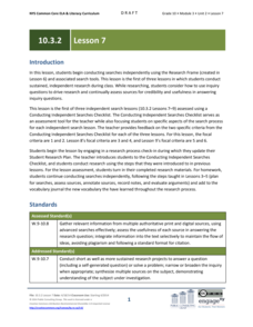 Grade 10 ELA Module 3: Unit 2, Lesson 7 Lesson Plan Grade 10 ELA Module 3: Unit 2, Lesson 7 Lesson Plan