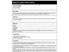 Human Rights Lesson Plan Human Rights Lesson Plan