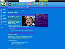 Human Rights Lesson Plan Human Rights Lesson Plan