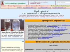 Hydroponics Lesson Plan Hydroponics Lesson Plan