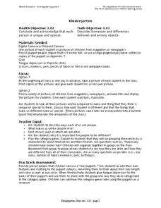 I Am Special Lesson Plan I Am Special Lesson Plan