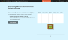 Whole Number Division: Repaying Money Interactive Whole Number Division: Repaying Money Interactive