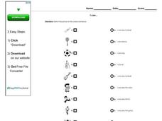 I Can... Worksheet I Can... Worksheet