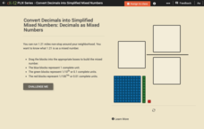 Decimals as Mixed Numbers Interactive Decimals as Mixed Numbers Interactive