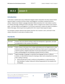 Grade 10 ELA Module 3: Unit 3, Lesson 3 Lesson Plan Grade 10 ELA Module 3: Unit 3, Lesson 3 Lesson Plan