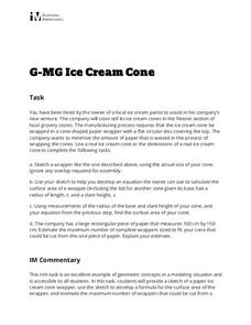 Ice Cream Cone Activity Ice Cream Cone Activity