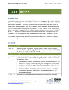 Grade 11 ELA Module 1: Unit 2, Lesson 9 Lesson Plan Grade 11 ELA Module 1: Unit 2, Lesson 9 Lesson Plan