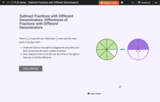 Differences of Fractions with Different Denominators Interactive Differences of Fractions with Different Denominators Interactive