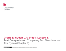 Text Comparisons: Comparing Text Structures and Text Types (Chapter 9) Lesson Plan Text Comparisons: Comparing Text Structures and Text Types (Chapter 9) Lesson Plan