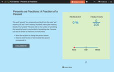 Percents as Fractions: A Fraction of a Percent Interactive Percents as Fractions: A Fraction of a Percent Interactive