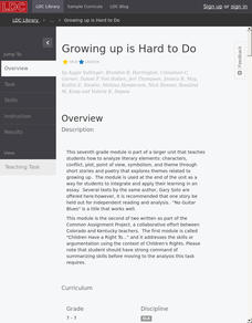 Growing up Is Hard to Do Lesson Plan Growing up Is Hard to Do Lesson Plan
