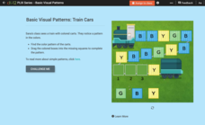 Basic Visual Patterns: Train Cars Interactive Basic Visual Patterns: Train Cars Interactive