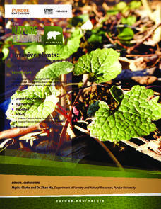 Invasive Plants: Impact on Environment and People Lesson Plan Invasive Plants: Impact on Environment and People Lesson Plan