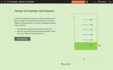 Percent of a Number: Acid Solution Interactive Percent of a Number: Acid Solution Interactive