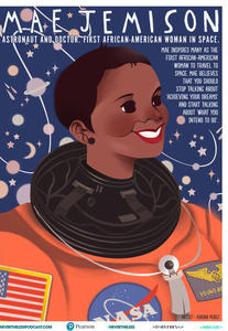 Mae C. Jemison Graphic Mae C. Jemison Graphic