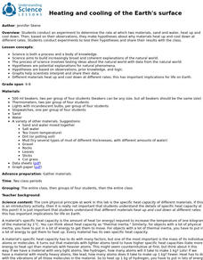 Heating and Cooling of the Earth's Surface Lesson Plan Heating and Cooling of the Earth's Surface Lesson Plan