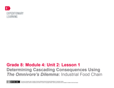 EngageNY Grade 8 ELA: Module 4, Unit 2: Researching Consequences and Stakeholders of Michael Pollan’s Four Food Chains EngageNY Grade 8 ELA: Module 4, Unit 2: Researching Consequences and Stakeholders of Michael Pollan’s Four Food Chains