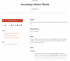 Inventing a Better World Activity Inventing a Better World Activity