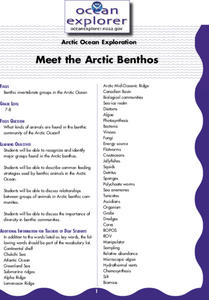 Meet the Arctic Benthos Lesson Plan Meet the Arctic Benthos Lesson Plan