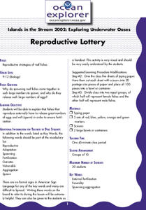 Reproductive Lottery Lesson Plan Reproductive Lottery Lesson Plan