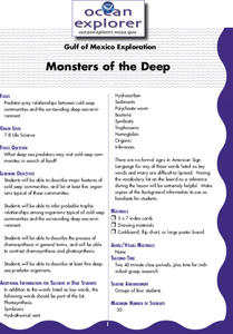 Monsters of the Deep Lesson Plan Monsters of the Deep Lesson Plan
