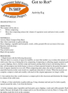 Got to Rot Lesson Plan Got to Rot Lesson Plan