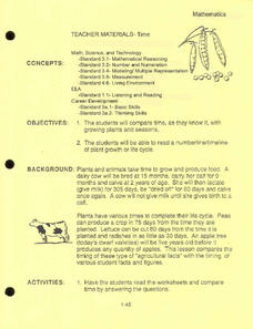 Time Lesson Plan Time Lesson Plan
